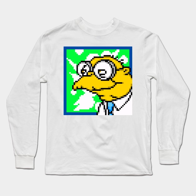 Hans Moleman Sprite Long Sleeve T-Shirt by SpriteGuy95